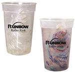 DA71217 17 oz. Rainbow Confetti Mood Cup with Custom Imprint